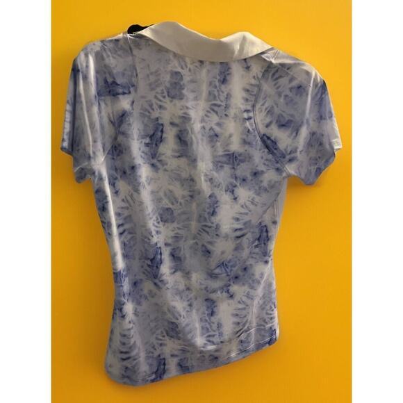 NWT Under Armour HeatGear Polo Shirt Moisture Wicking Fitted Purple Small CR3 - Picture 2 of 3